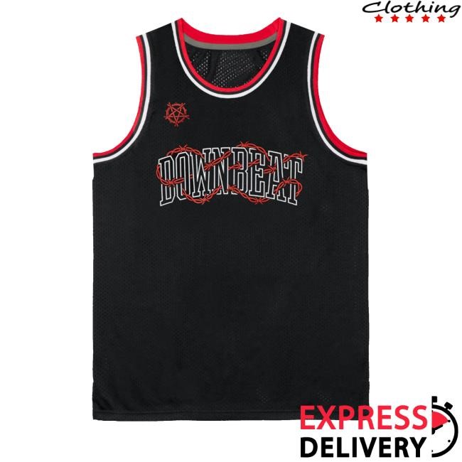 The Downbeat Official Merchandise Store Varsity Barbwire Long Sleeve Shirt