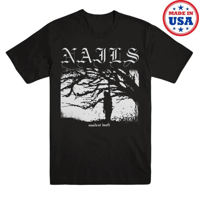 Official Evil Greed Merch Nails Unsilent Death T-Shirt