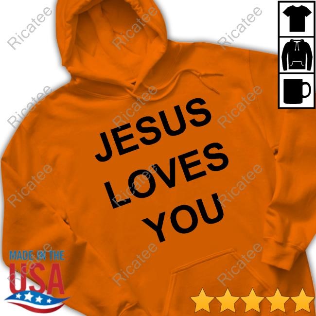 Stefon Diggs Wearing Jesus Loves You Hoodie