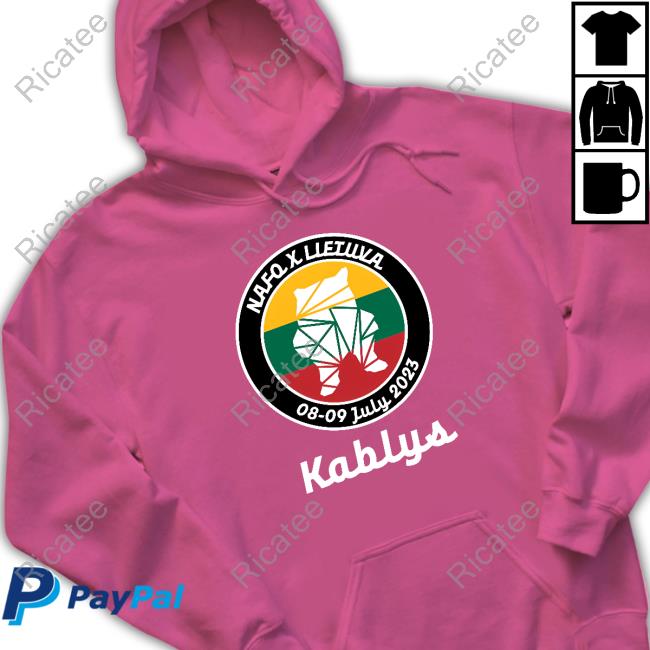 North Atlantic Fella Organization Nafo Lletuva 08-09 July 2023 Kablys Tee