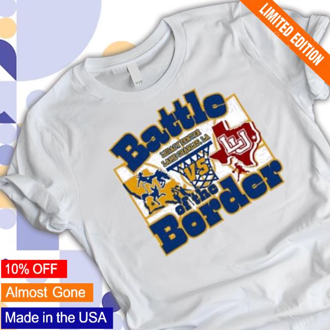 Original Michigan Vs Lamar Battle Of The Border Shirts