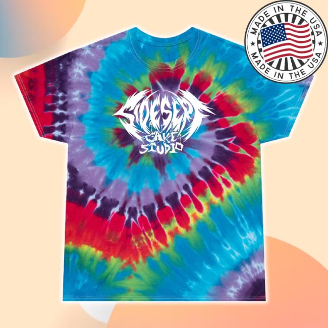 Original Sideserf Cakes Merch Store Rock Candy Spiral Tie-Dye T-Shirt Sideserfcakes Shop