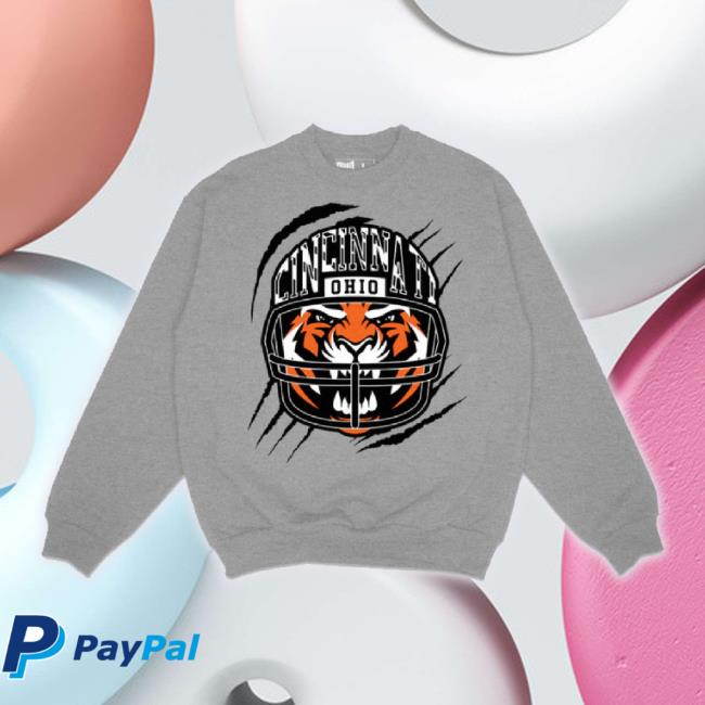 Official Ohioclothing Shop Angry Cincy Gray T-Shirt