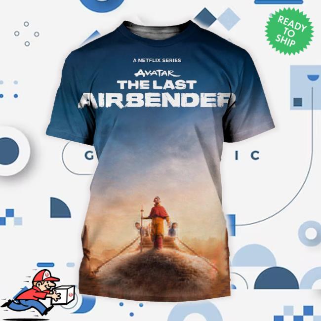 Avatar The Last Airbender Netflix Series First Look Poster All Over Print Long Sleeve Tee