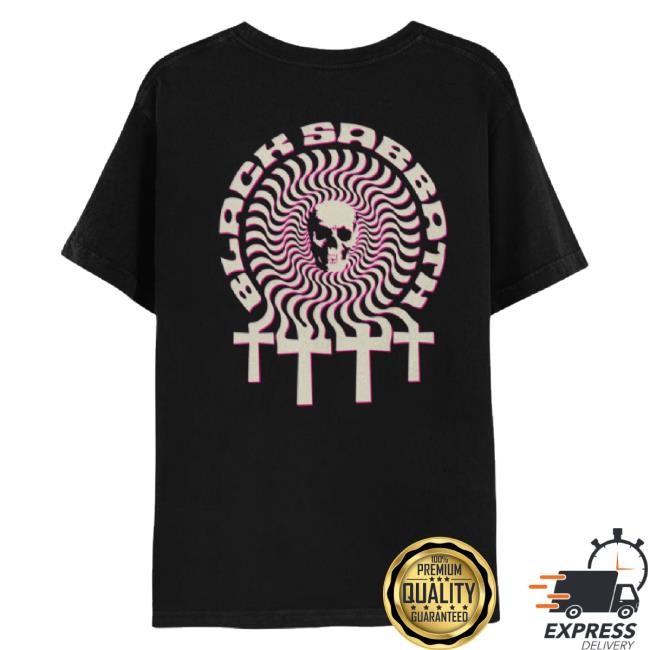 Black Sabbath Store Master Of Reality Trippy Skull Hoodie Sweatshirt