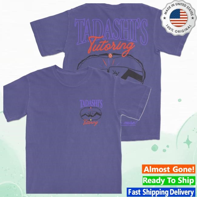Lostbrostradingco Merch Shop Tadashi's Tutoring Tee - Purple Crewneck Sweatshirt