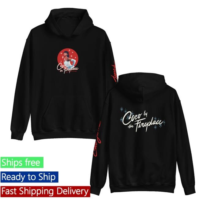 The Real Coco Jones Merch Store Coco Jones Holiday Hooded Sweatshirt