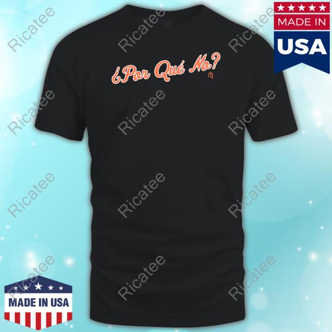 Athlete Logos Merch Por Qué No New Shirt
