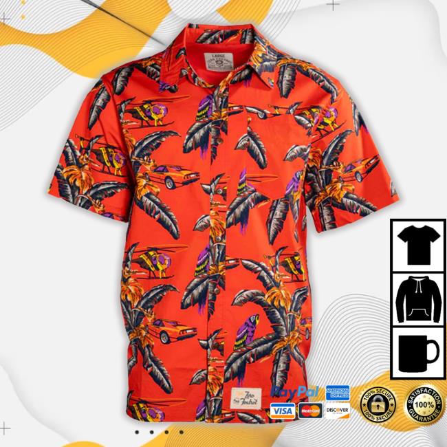 Zerofoxtrot Merch Zf Surf Hawaiian Long Sleeve T Shirt