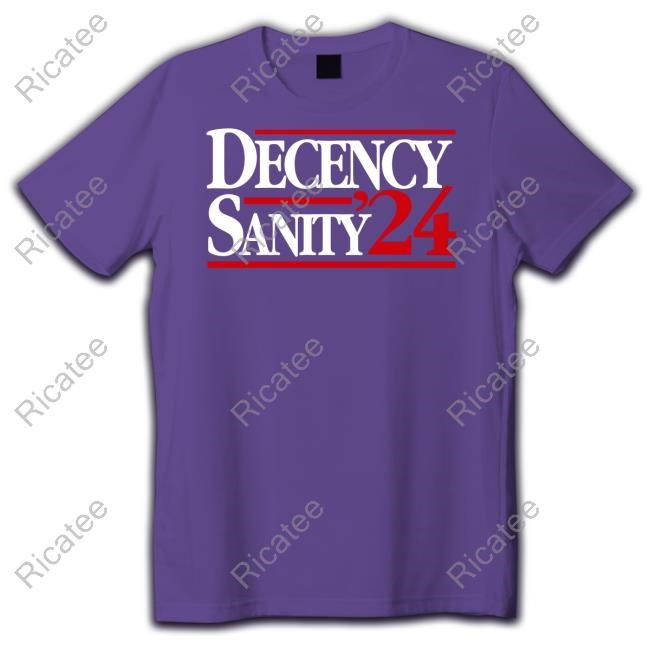The 19Th Dc Democrat Fashion🇺🇸 Decency Sanity '24 Tee