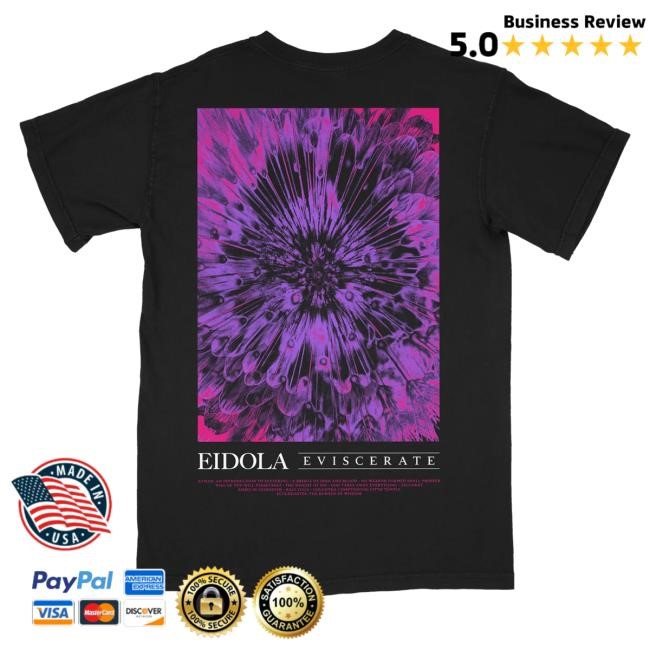 Eidola Flower Hypno Black Classic Shirt Eidola Flower Hypno Black T-Shirt