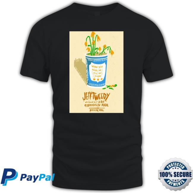 Design Jeff Tweedy June 21+23+24+25 2023 Brooklyn Ny Poster Shirt