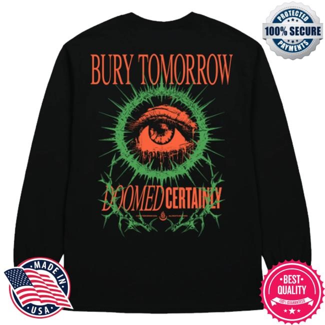 Official Bury Tomorrow Merch Store Doomed Longsleeve (Black) Hoodie