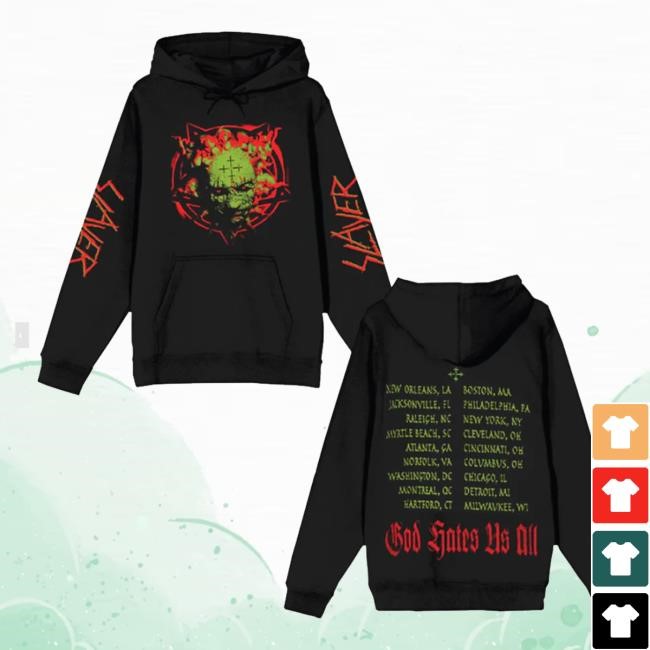 Slayer Merch God Hates Us All Tour Tee