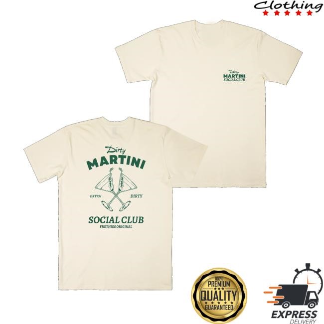 Frothies Merch Store Shop Dirty Martini Social Club Hoodie Sweatshirt
