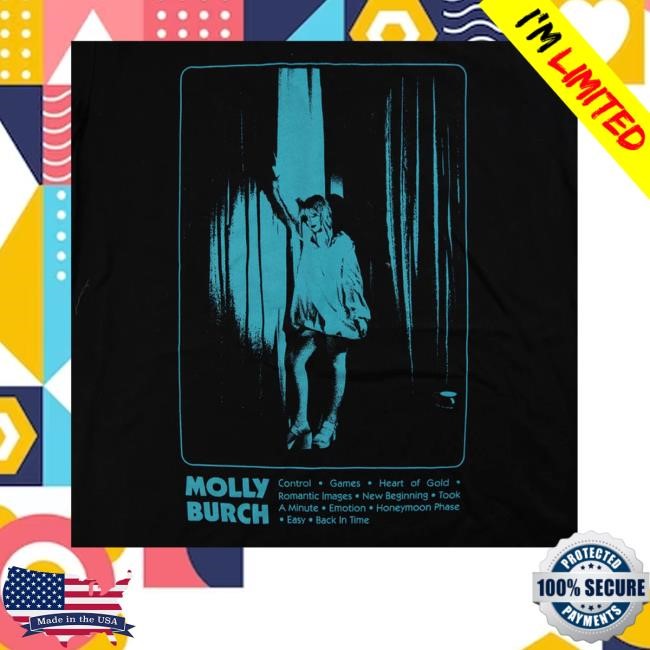 Hello Merch Store Shop Molly Burch Romantic Images Black T-Shirt
