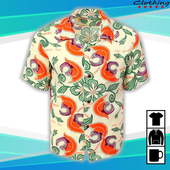 Mahiole Printed Ss38333 Rayon Made Yellow Hawaiian Tee