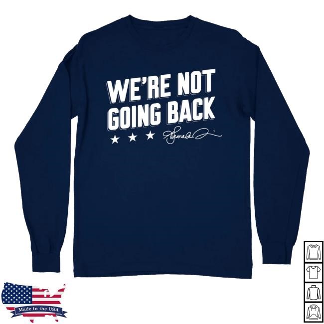 The Lincoln Project Merch Shop Store Official We're Not Going Back Hoodie Sweatshirt