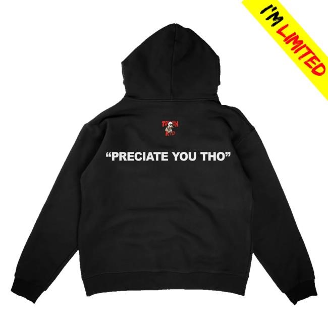 Lil Tjay Official Merch No Smoking Black New Shirt