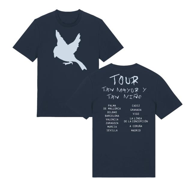 Camiseta Tan Mayor Y Tan Niño Tour Hooded Sweatshirt Juanjo Bona Merch Store