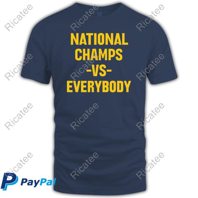 Swanky Wolverine National Champs Vs Everybody Crewneck Sweatshirt