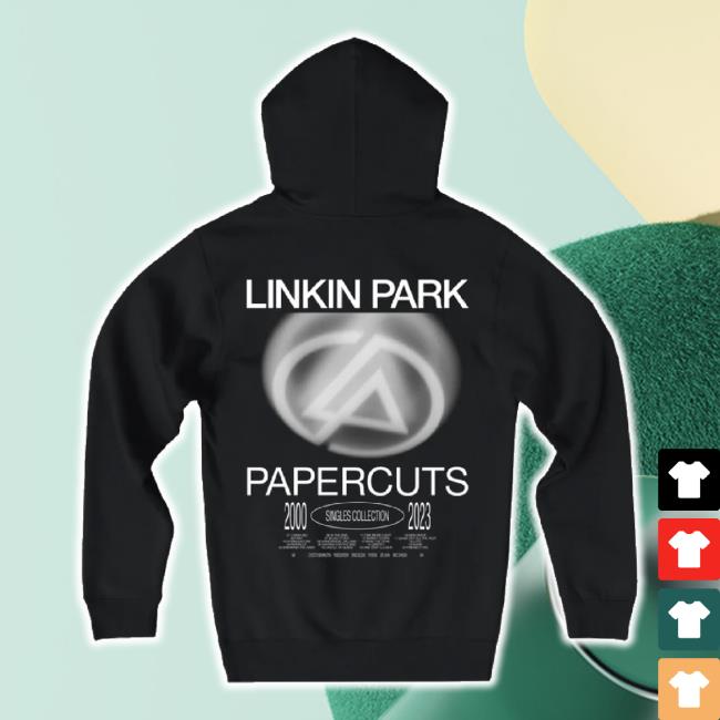 Original Papercuts Sequence Black Tee Shirt Linkin Park Store Shop