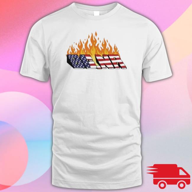 Official Music And Merch Flame Logo White shirt