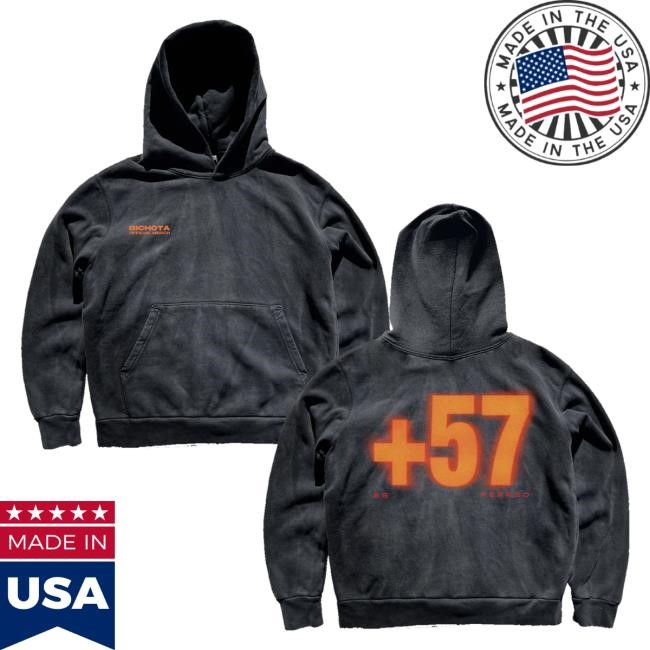 Trending Karol G Official Store +57 Hoodie Sweatshirt