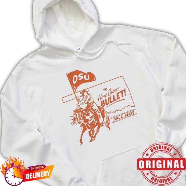 Awesome Oklahoma State Football Here Comes Bullet Shirt