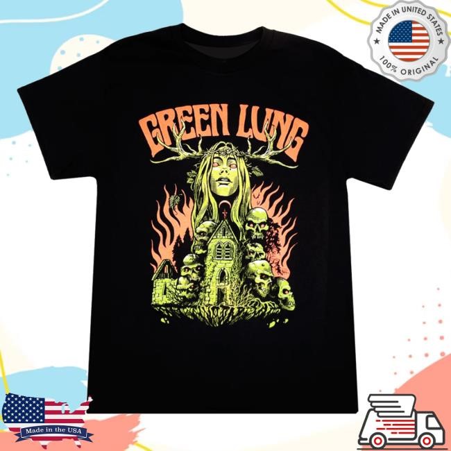 Hellomerch Green Lung The Forest Church Black Sweaters