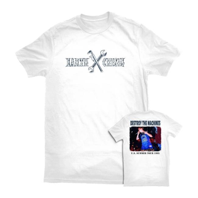 Earth Crisis Merch Earth Crisis Destroy The Machines 1995 Sweatshirt