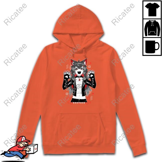 Uwumarket Nanobites Paws Up Hoodie Kiba Nanobites Paws Up Hoodie Sweatshirt