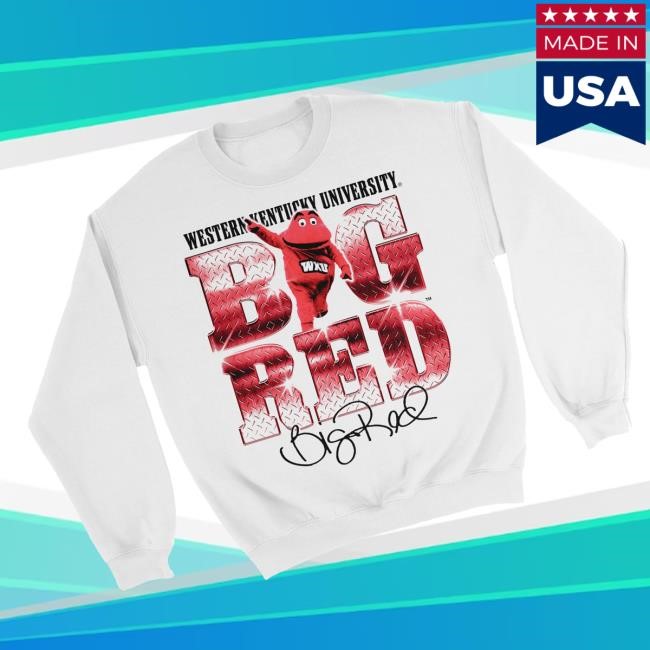 Official Wku Nil Merch Exclusive Release: Big Red White Hoodie