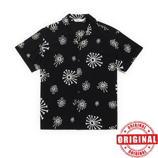 Official 3Sixteen - Vacation Shirt Bone Print T-Shirt