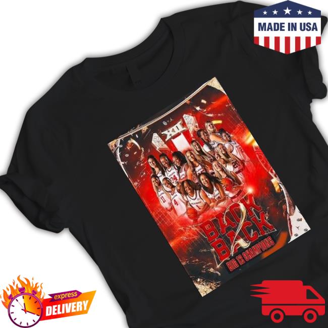 Trending Boomer Sooner Oklahoma Sooners Womens Basketball Back-To-Back Big 12 Conference Champions Long Sleeve Tee
