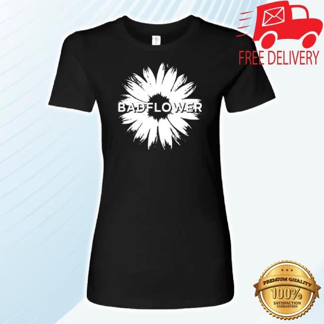 Original Ladies Flower Logo Tee Shirt Badflower Store Merch Shop
