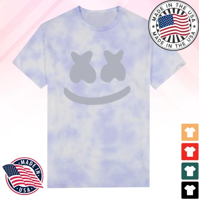 Marshmello Music Merch Smile Tie Dye