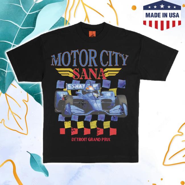 Trending Sana Detroit Merch Store Motor City Racing Classic Shirt - Black Sanadetroit Shop