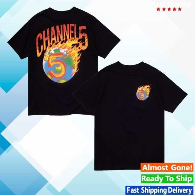 Channel 5 On Fire Black Shirt, Hoodie, Sweatshirt