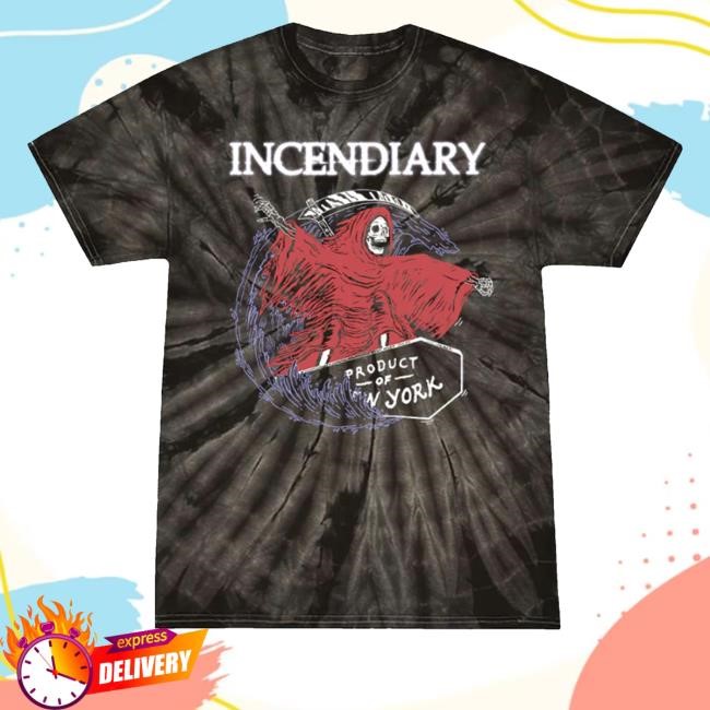 All In Merch Official Online Store Incendiary Surfing Reaper Spider Black Tie Dye Tank Top