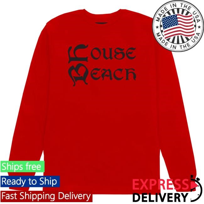 Trending Beach House Baltimore Merch Store Otm Heart Red Long Sleeve Crewneck Sweatshirt