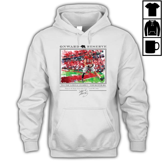 Trending Georgia Bulldogs Ladd Mcconkey Onward Reserve Two Time National Champion Sweatshirt