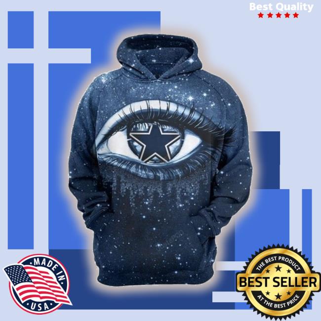 Dallas Cowboys Ncaa Football Big Eyes 3D Sweatshirt