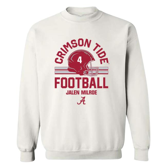 Athletesthread Alabama - NCAA Football : Jalen Milroe Hoodied Sweatshirt Fashion Shersey