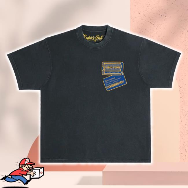 Original Super Yaki Merch Store Video Store Visit Heavyweight Shirts Superyaki Shop