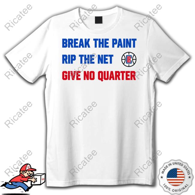 Tomer Azarly Break The Paint Rip The Net Give No Quarter Tee Shirt
