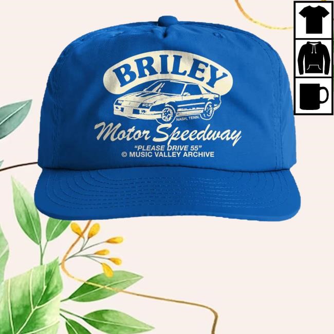 Music Valley Archive Merch Briley Motor Speedway Nylon Bucket Hat