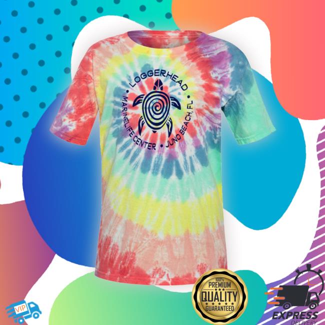 Pure Turtle Crinkle Spiral Tie Dye Youth Long Sleeve T Shirt