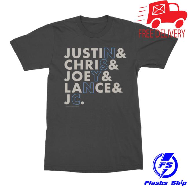 Trending Nsync Merch Store Name Stack Classic Shirt (Dark Heather Grey) Nsync Apparel Clothing Shop