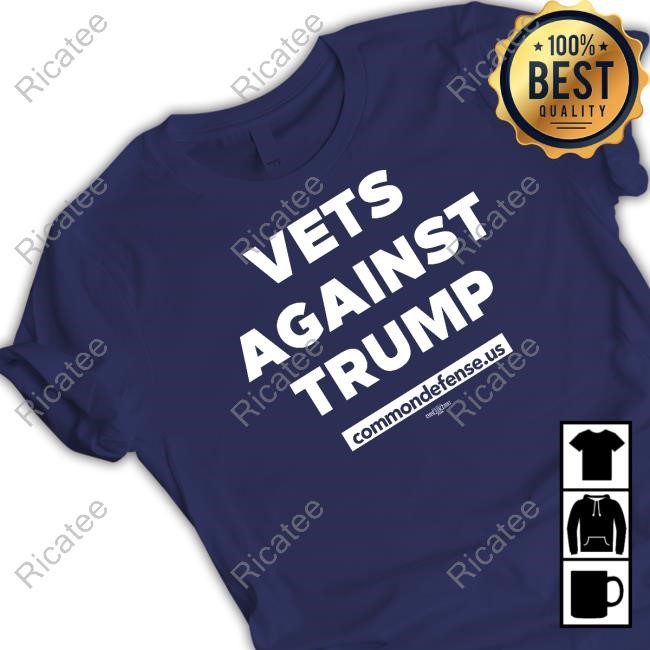 Vets Against Trump Commondefense.Us Long Sleeve T Shirt